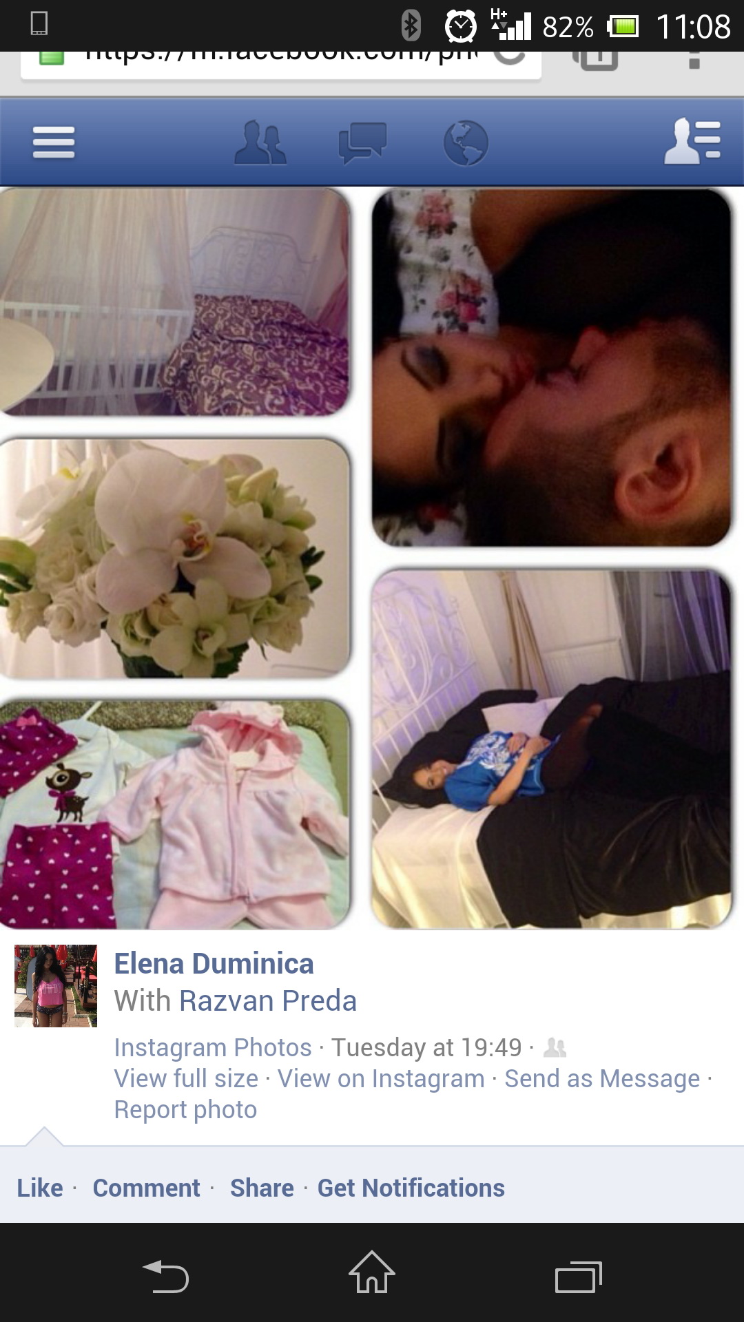 Elena a publicat pe internet poze cu dormitorul fetitei