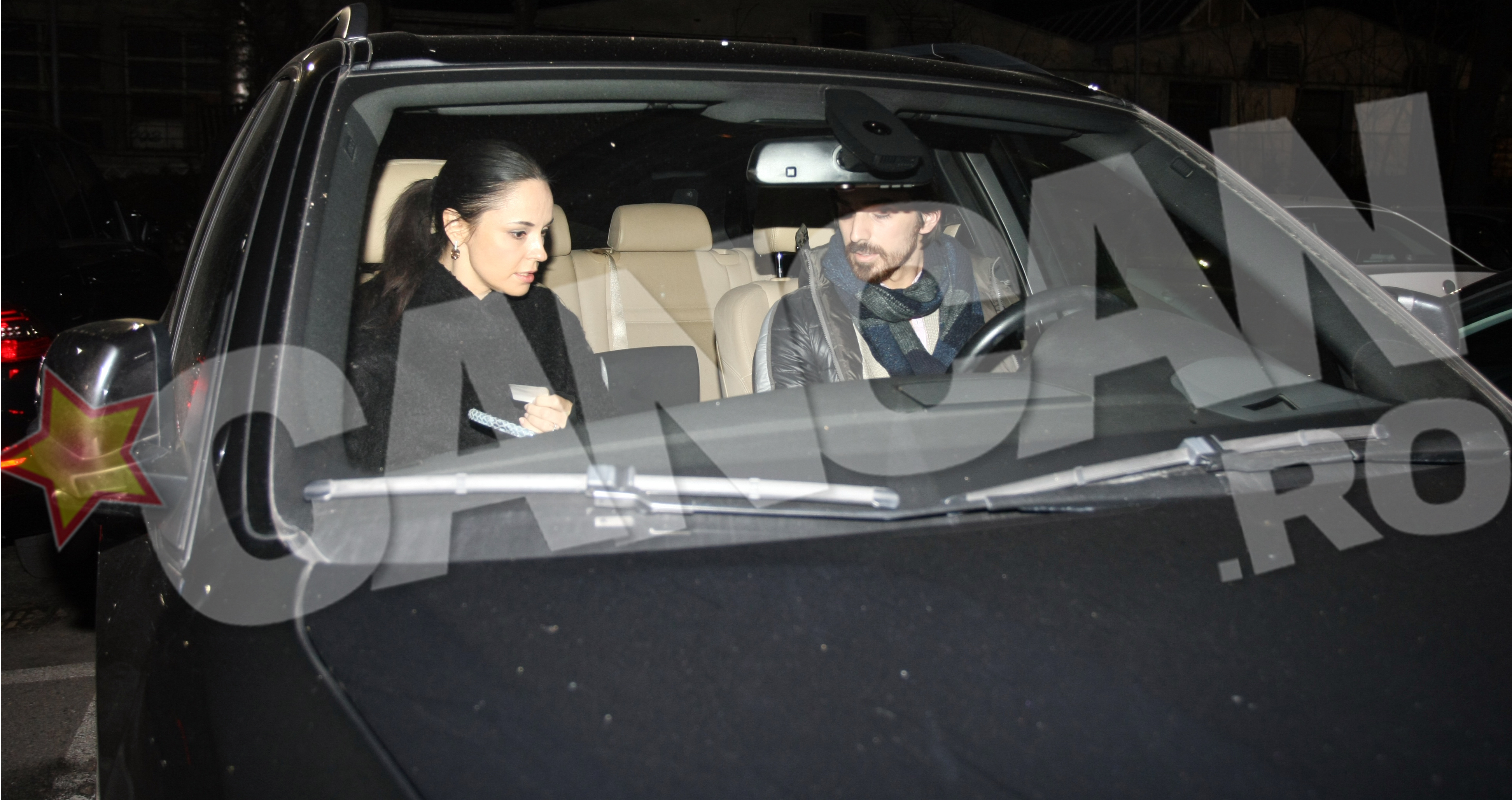 Tuncay a condus masina, la plecare