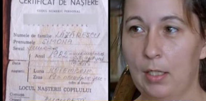 Simona a primit numele tatalui ei