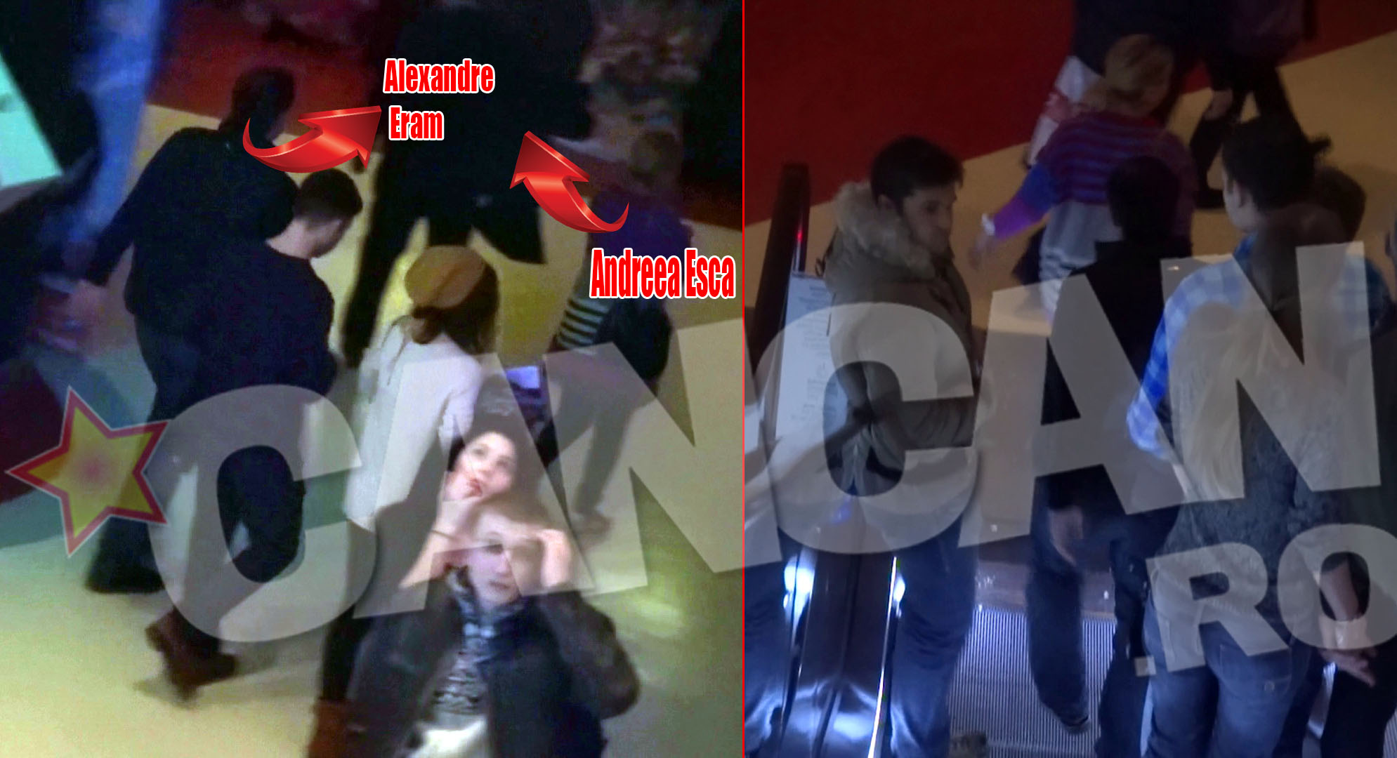 Andreea s-a strecurat usor prin multime, inclusiv pe scarile rulante