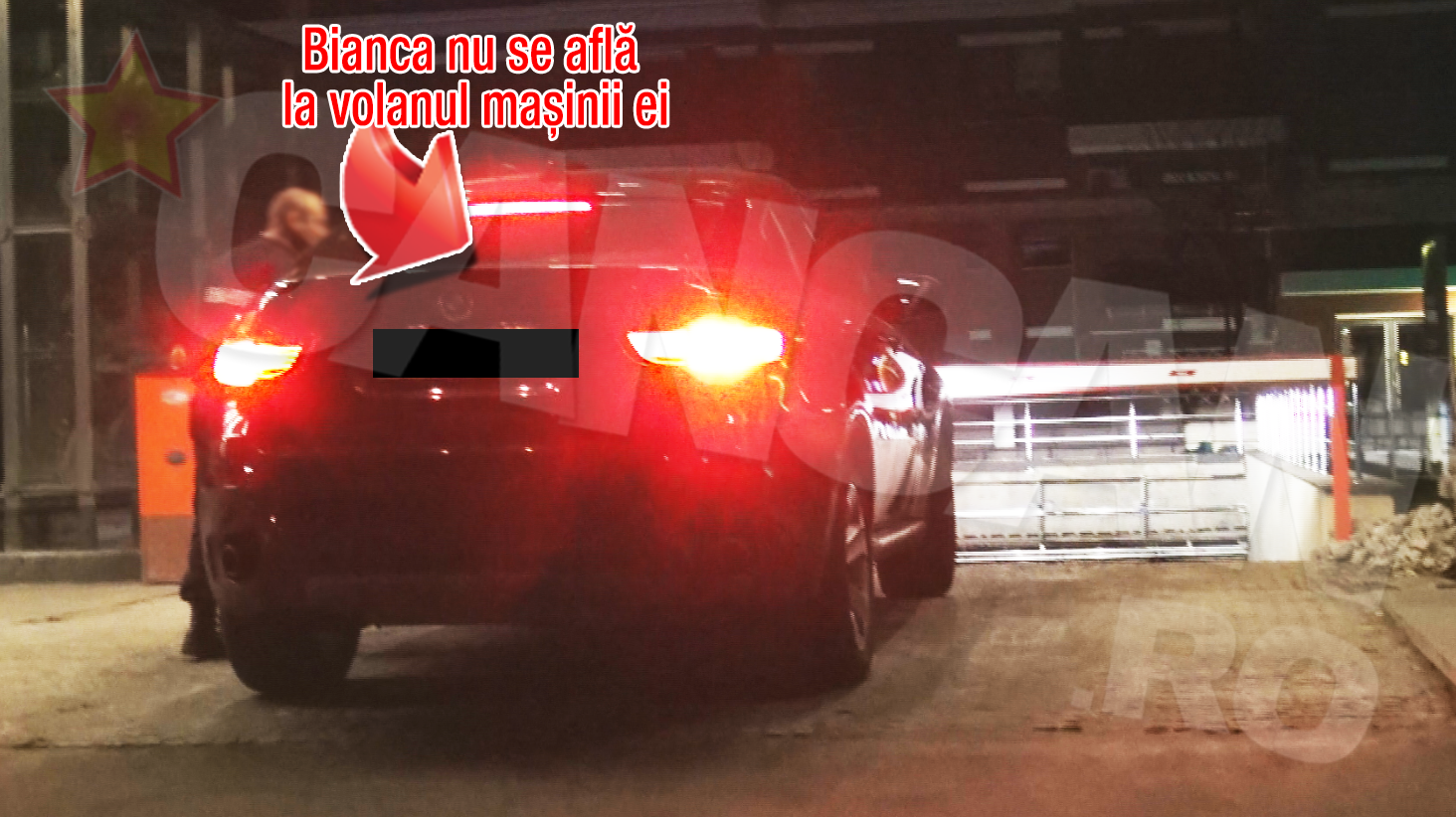 Paznicul de la blocul Biancai nu l-a recunoscut pe cel aflat la volanul masinii ei, care a intrat insa in subteran