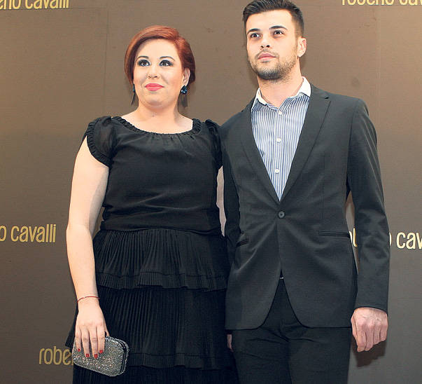 Oana Roman si Marius, sotul ei