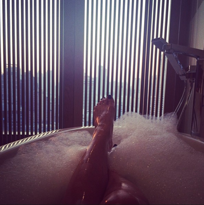 Delia Matache profita din plin de vacanta