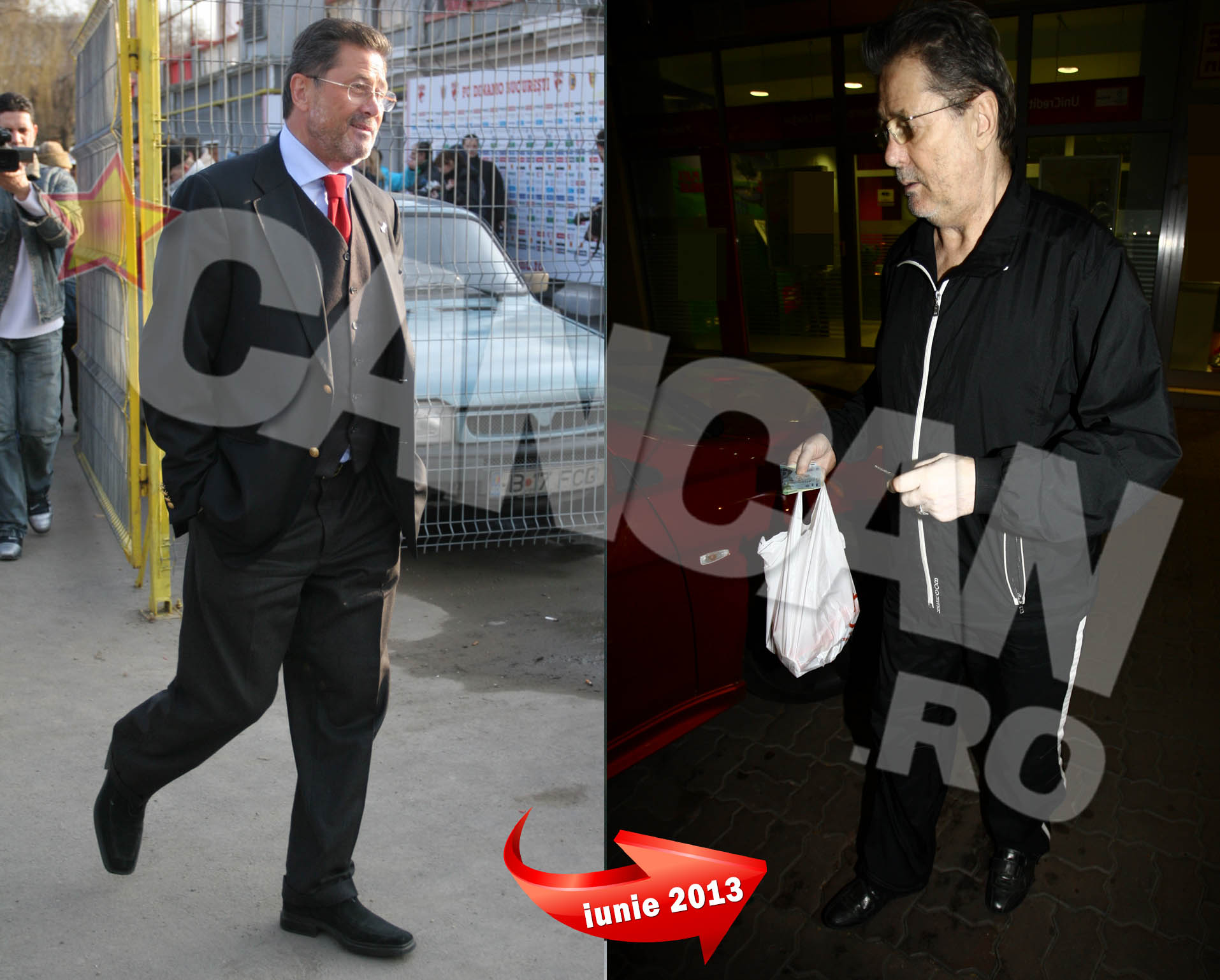 Obosit si slabit, “Procurorul” s-a dus tinta la masina parand ca pana si sacosa cu cateva cumparaturi in ea e o mare povara