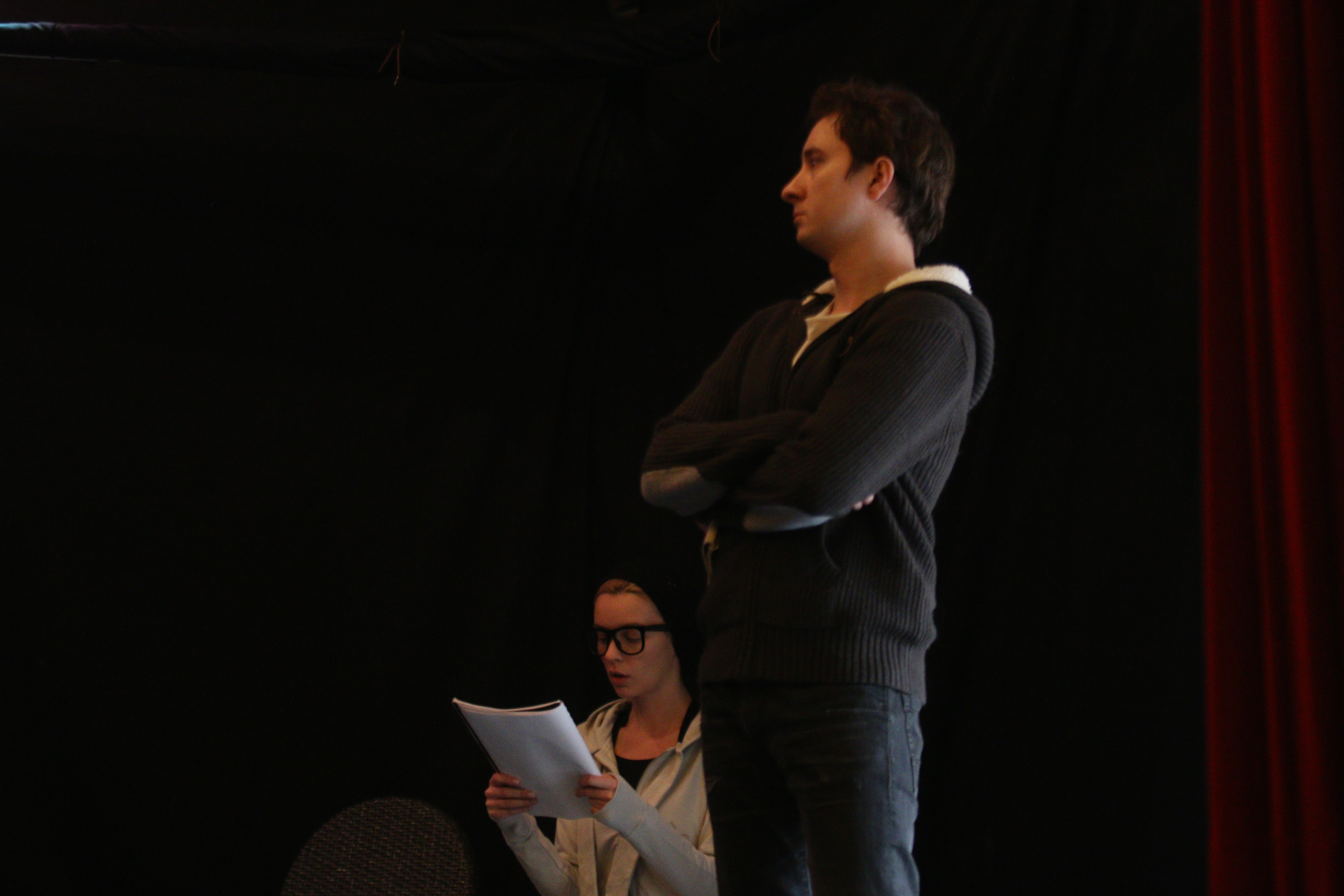 Diana Dumitrescu joaca pe scena alaturi de iubitul ei, actorul Dan Radulescu