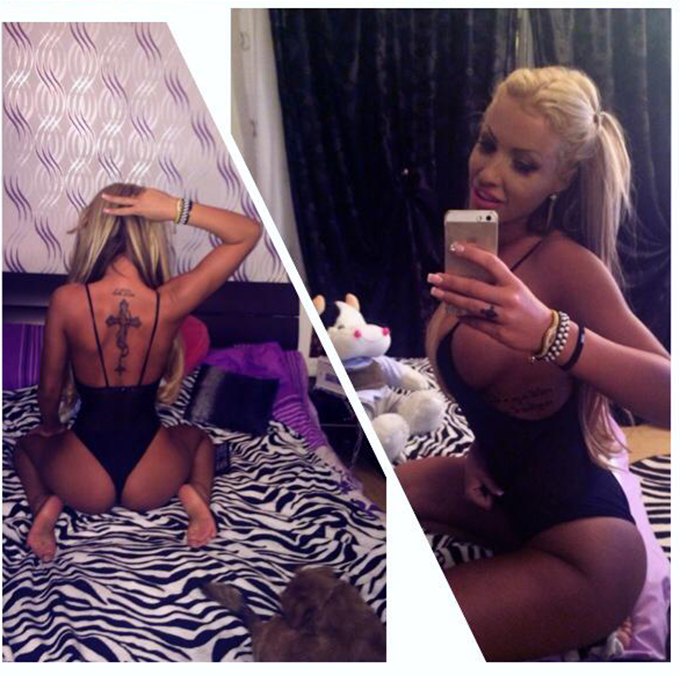 Loredana si-a tatuat un mesaj pe ceva si altul in zona sanului stang