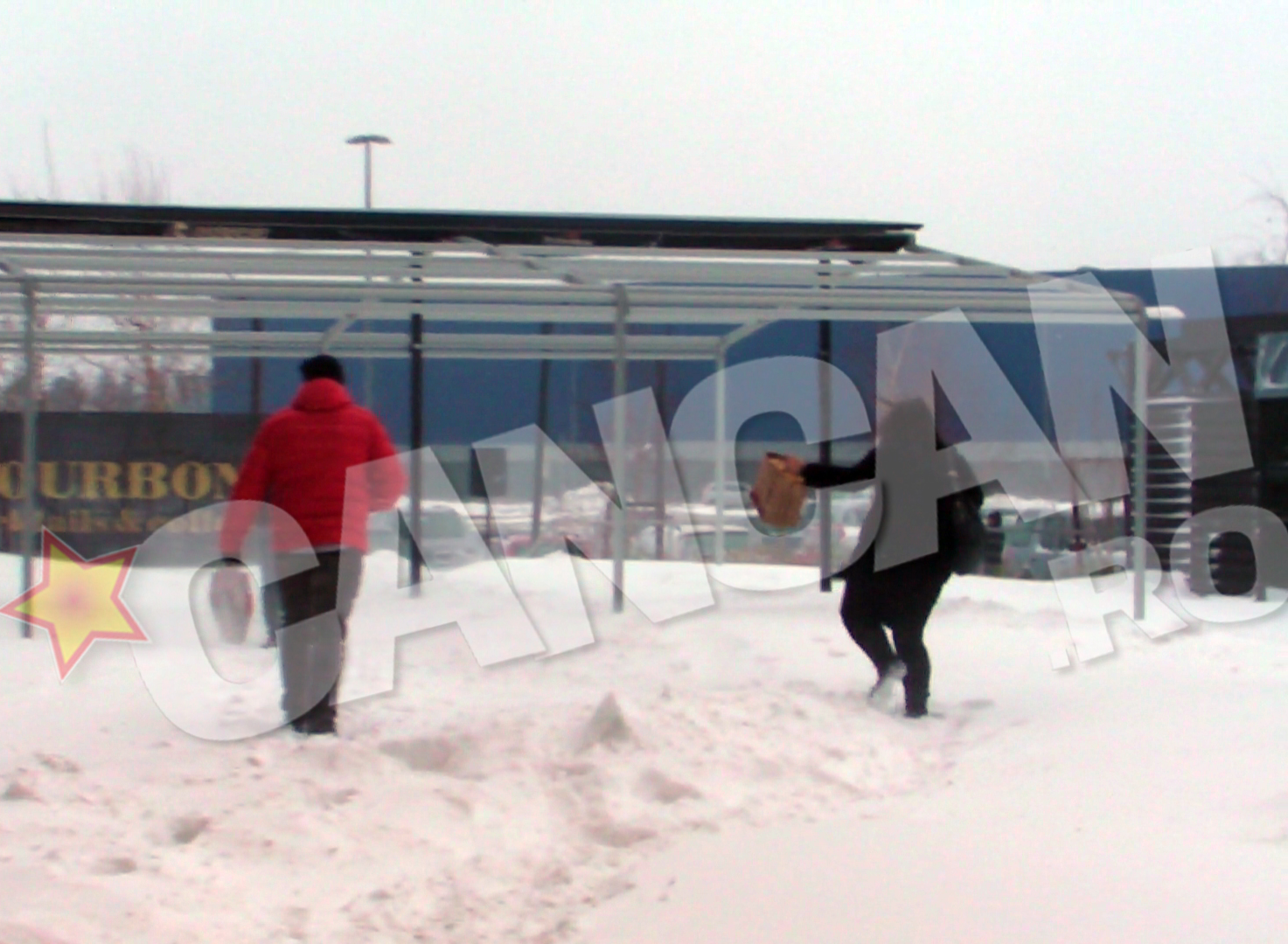 Viscolul i-a dat serioase batai de cap sotiei comediantului