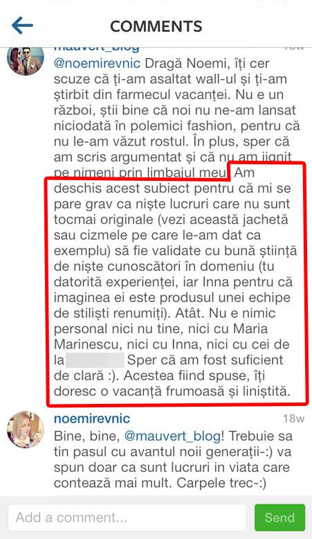 Bloger-ii au fost vehementi in privinta articolelor vestimentare asemanatoare cu cele din strainatate