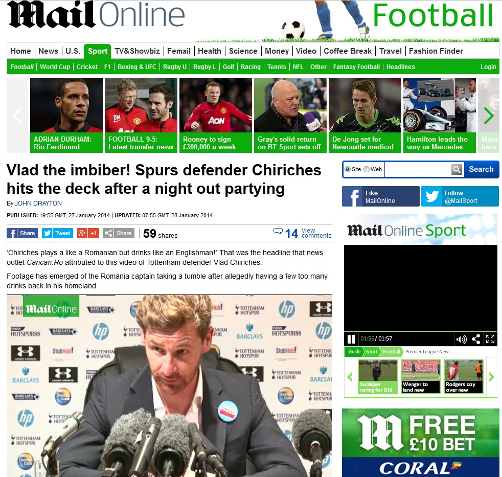 Site-urile din Anglia au preluat