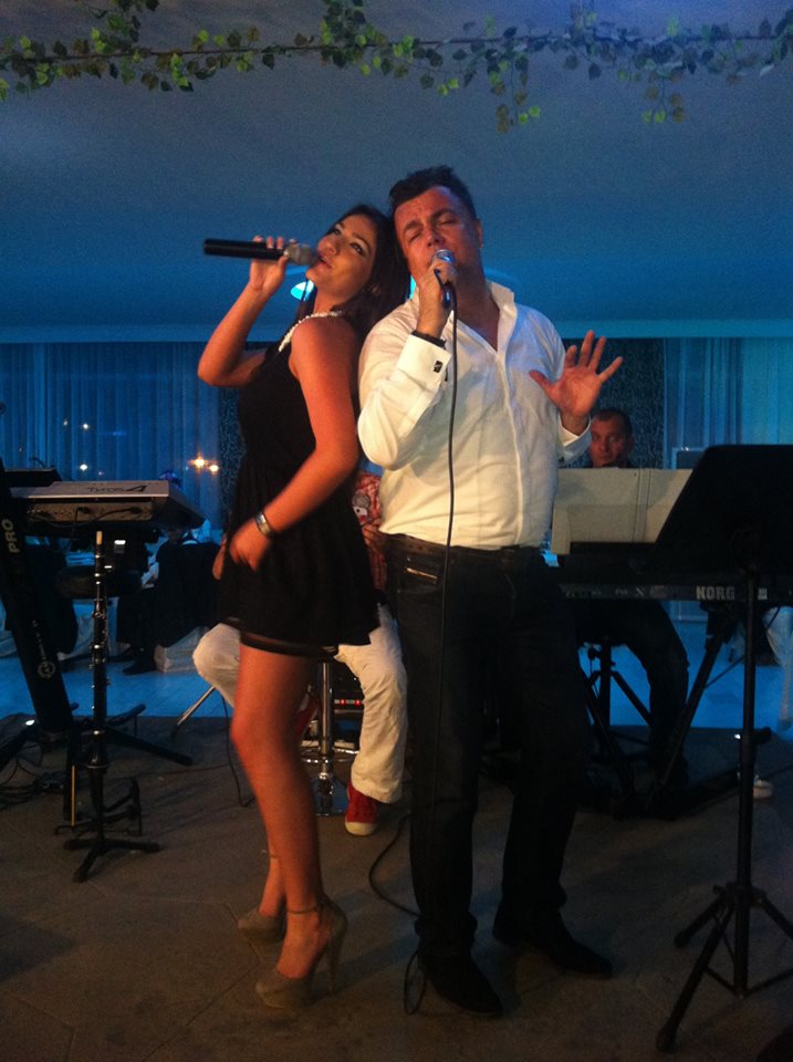 Diana a cantat de multe ori alaturi de tatal ei sursa: arhiva personala