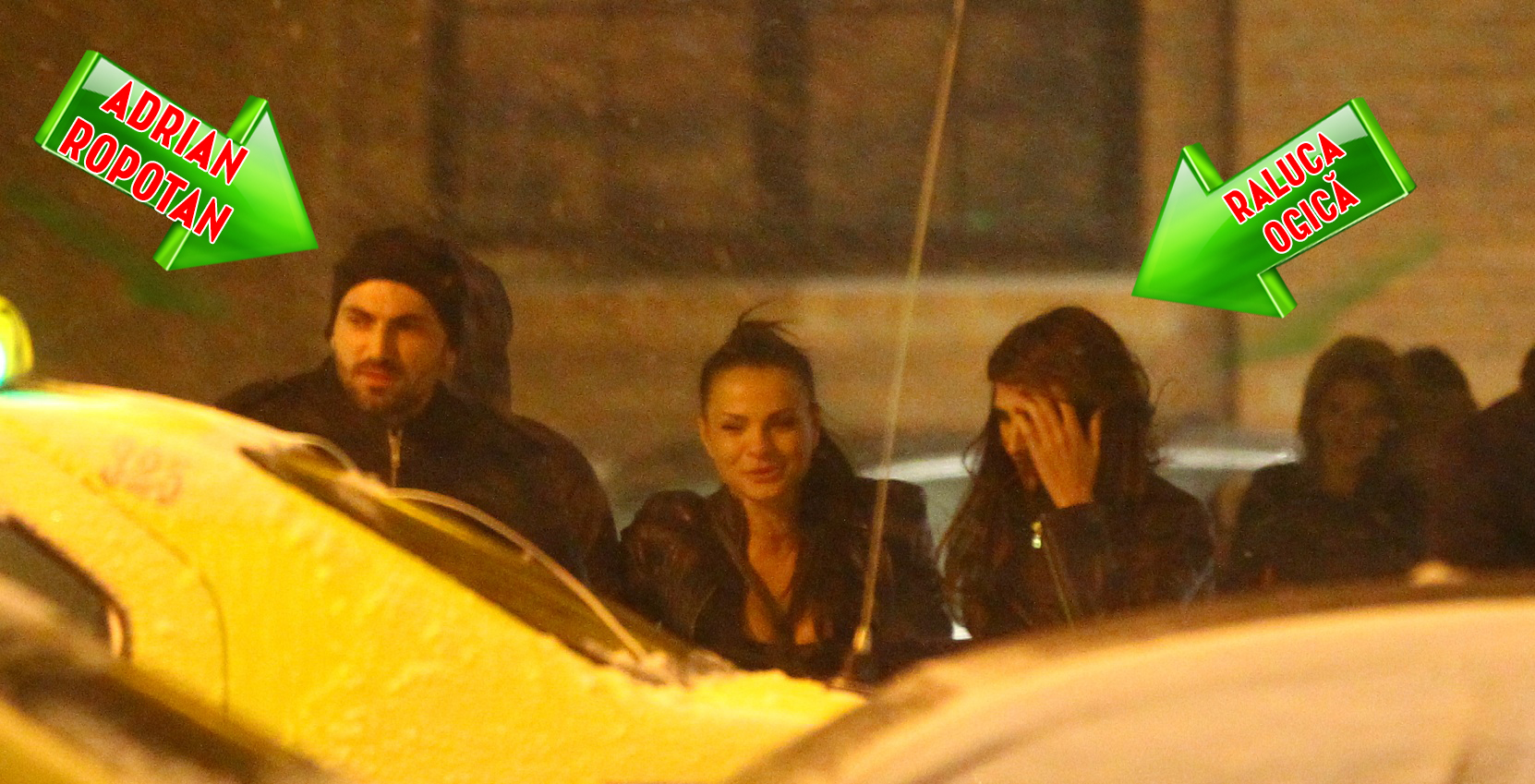 Raluca si Ropotan au iesit zgribuliti din club