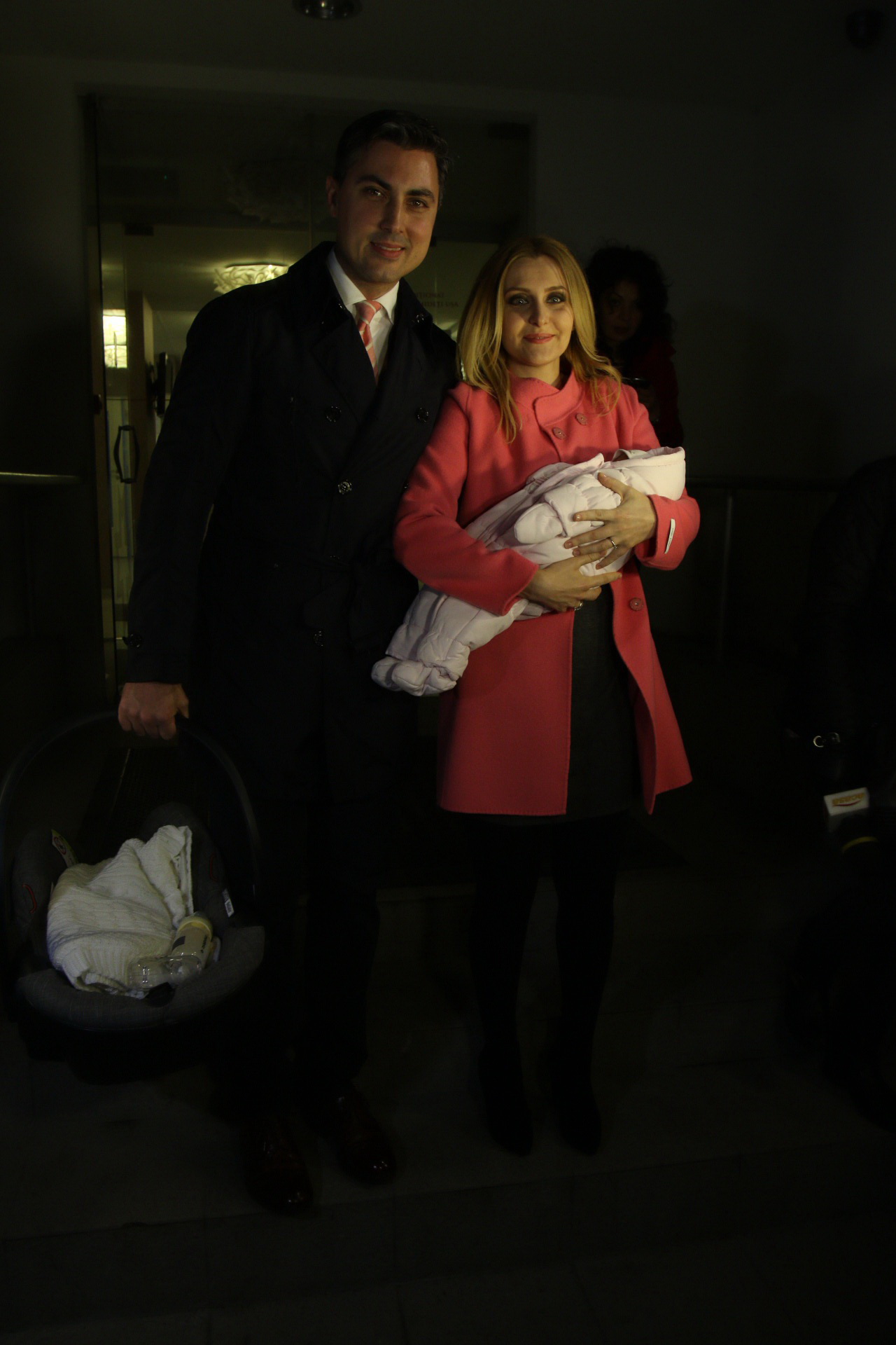 Alexandru Ciucu si sotia lui au devenit, de curand, parintii Elenei Carolina