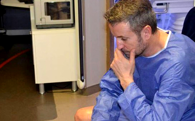 Botezatu, ganditor pe holurile Spitalului Liv din Turcia