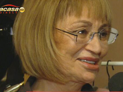 Gabi Dinica, vaduva lui Gheorghe Dinica sursa: ACASA TV