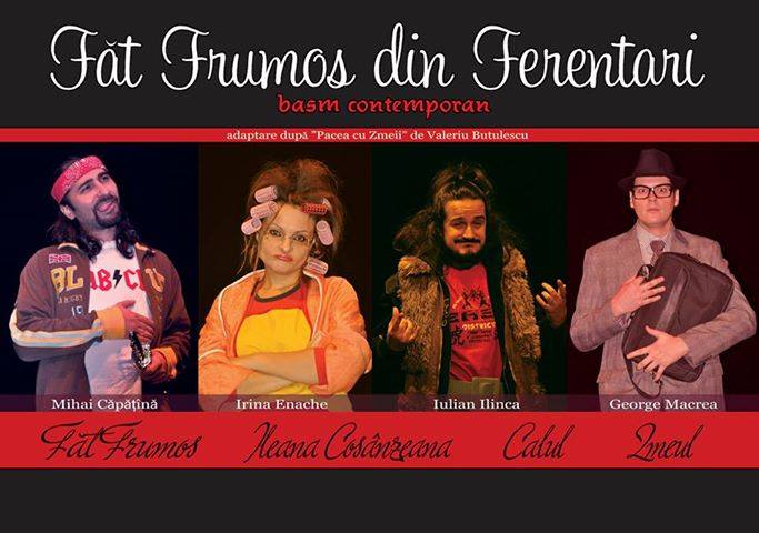Iulian interpreteaza acum rolul Calului in piesa Fat Frumos din Ferentari
