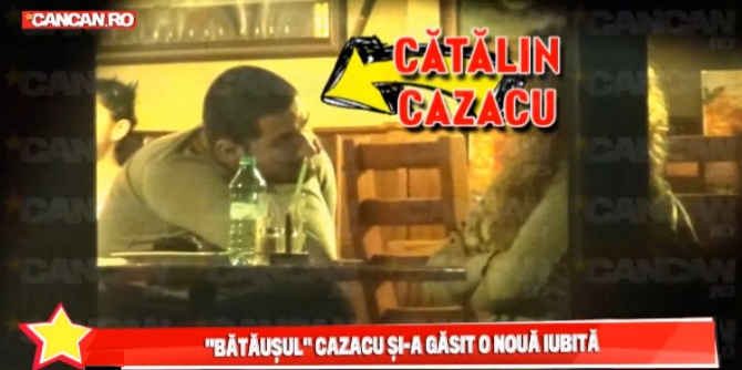 Catalin Cazacu parea foarte apropiat de blonda cu care a iesit sa ia masa