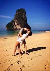 La inceputul acestui an, Andreea si Rares au fost impreuna intr-un concediu in Thailanda foto: Facebook