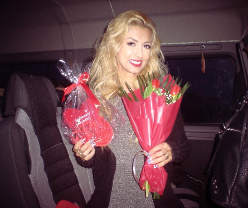 Andreea este rasfatata fanilor
