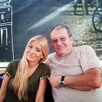 Mircea Baniciu, alaturi de Ana, fiica sa foto: Facebook