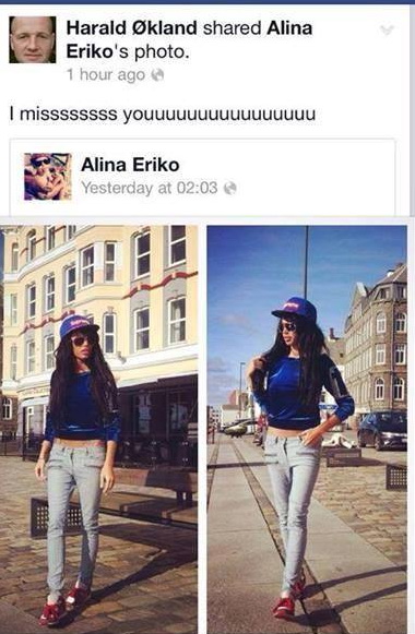 Norvegianul este foarte indragostit de prietena Loredanei Chivu