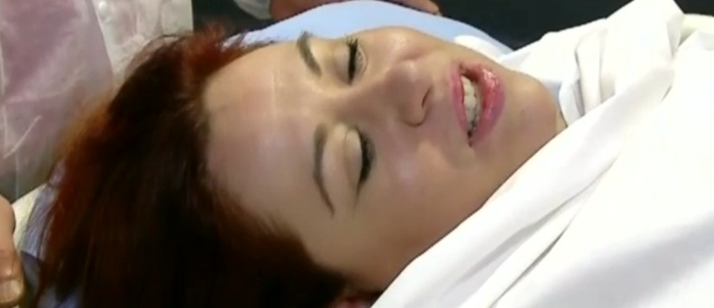 Oana, la cateva minute dupa nastere