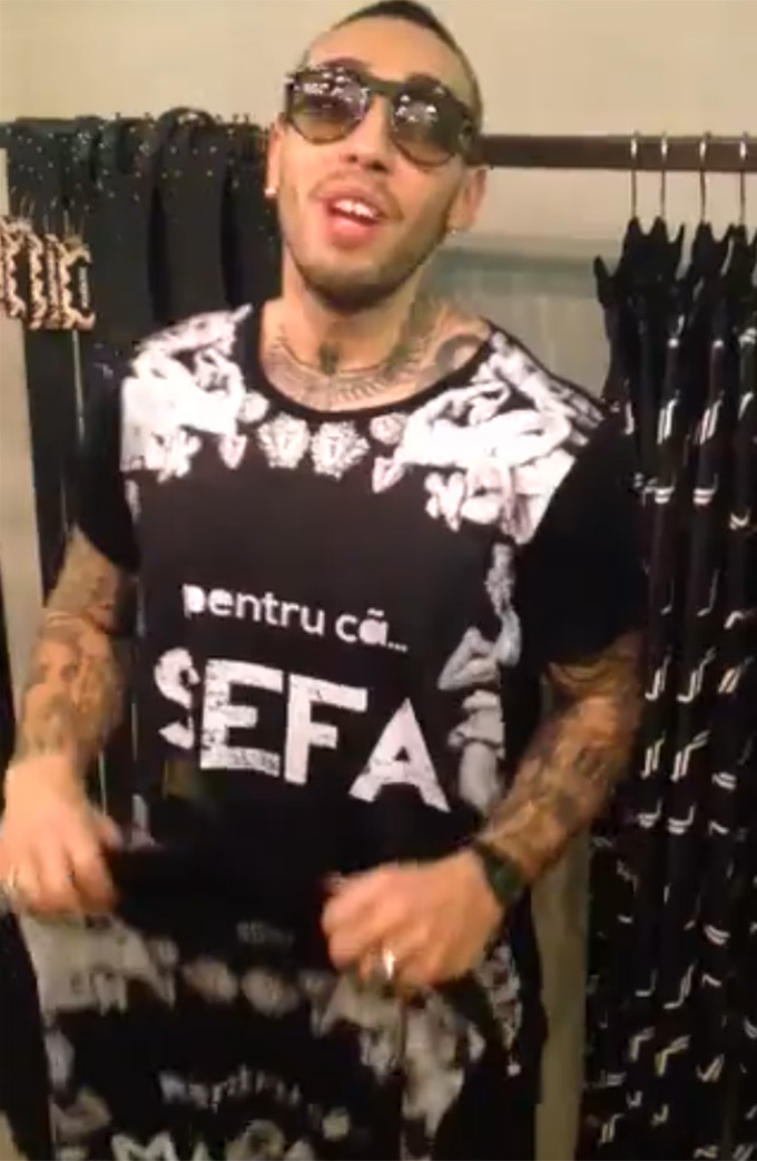 Alex Velea, unul dintre creatorii colectiei 