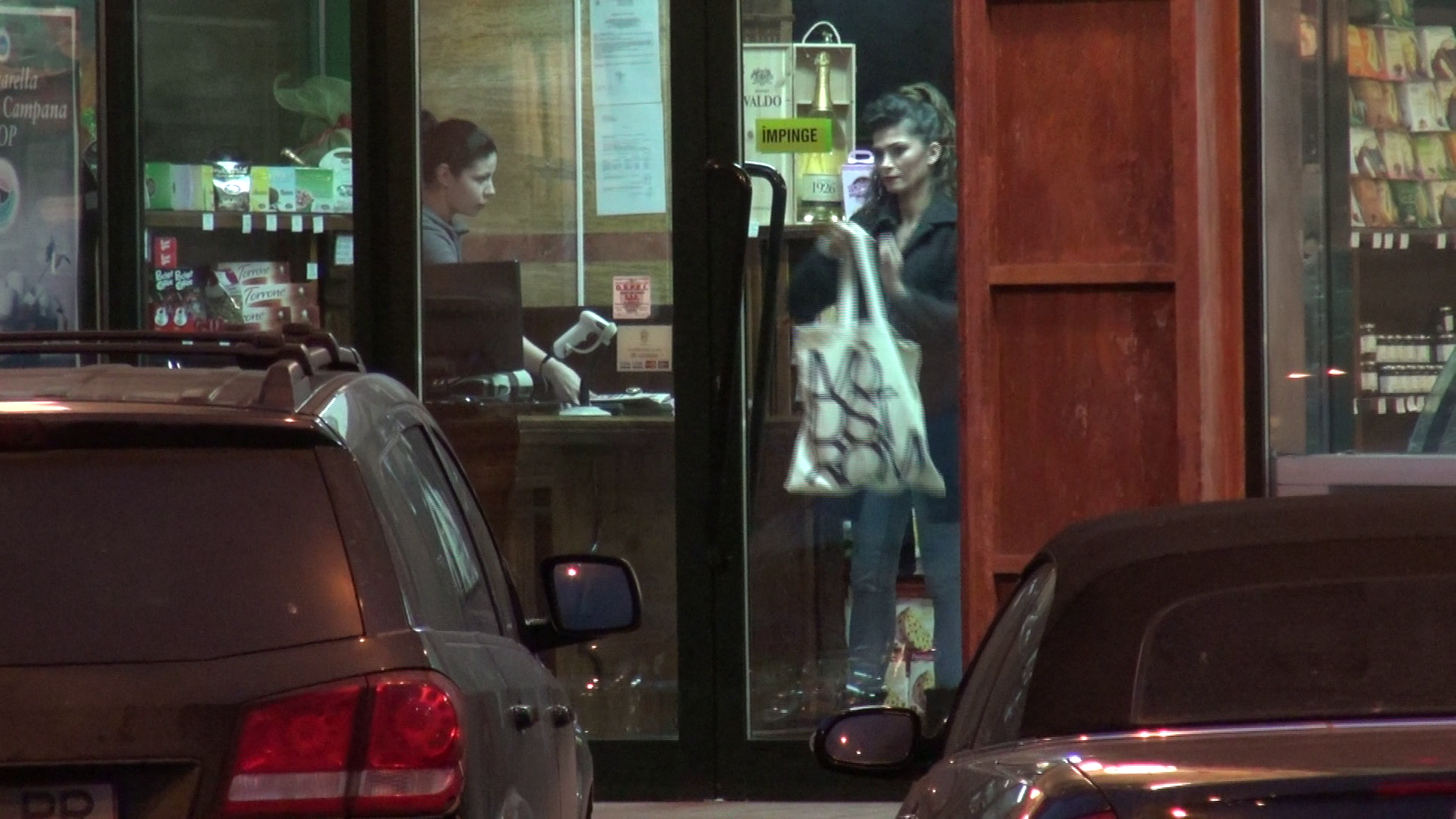 Alina Puscas, la supermarket