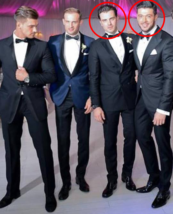 Victor Slav si Aureliu Surulescu, alaturi de bunii lor prieteni - Bogdan Vladau si Sorin Brotnei