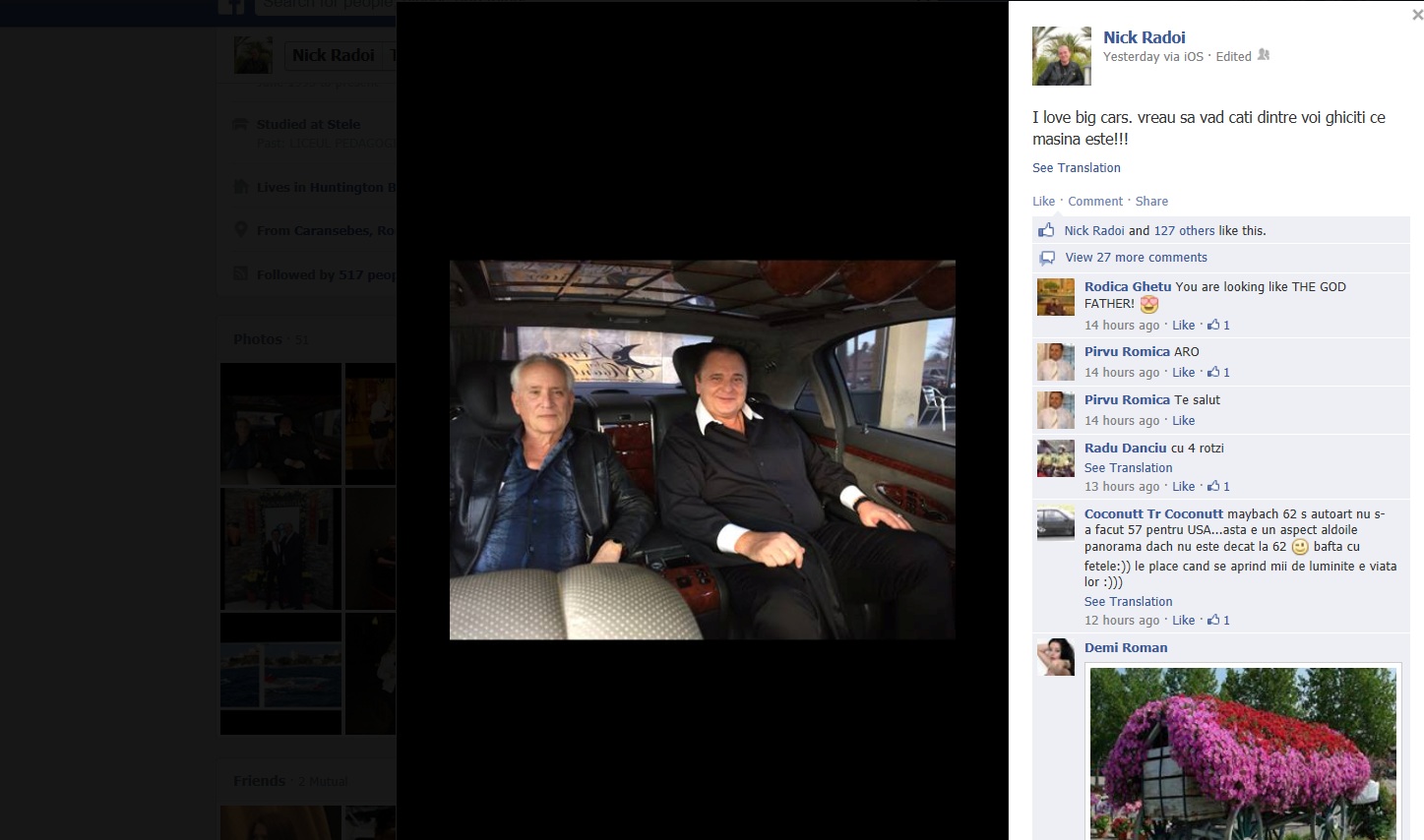 Nick Radoi se lauda pe internet cu noua sa achizitie