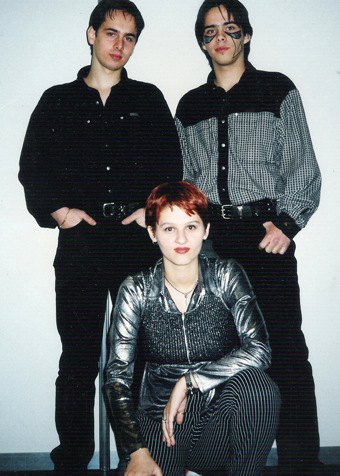 Ovidiu, Cezar si Oana - in 1996, anul in care a luat nastere Genius