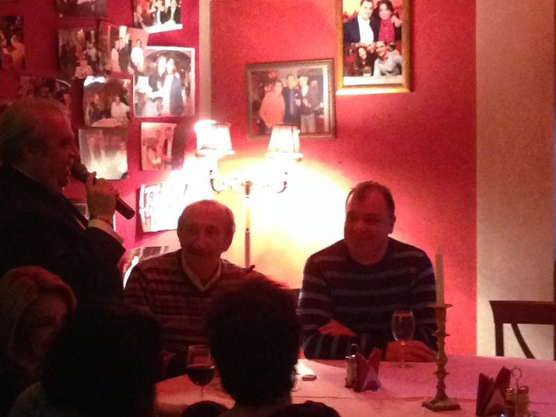 Ploiesteanu a cantat special pentru membri trupei Ricchi e Poveri