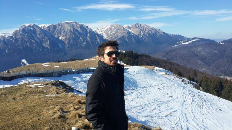 Tuncay este fascinat de tinuturile noastre si se bucura de fiecare iesire in aer liber foto: Facebook