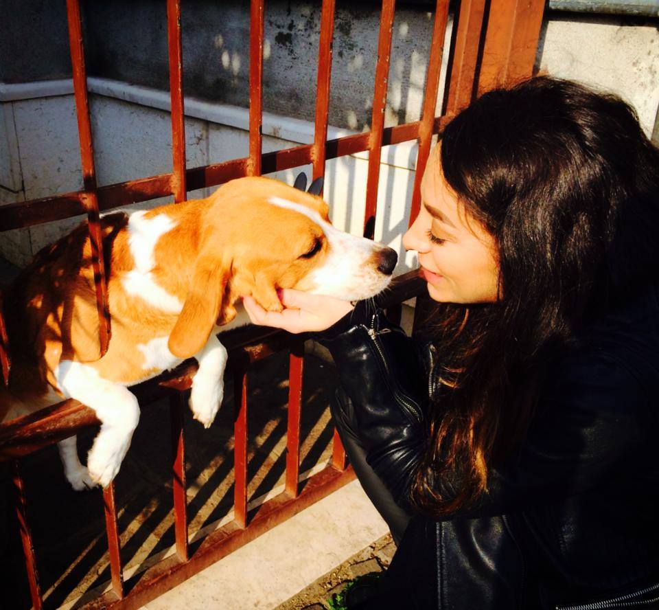 Ruby este o mare iubitoare de animale