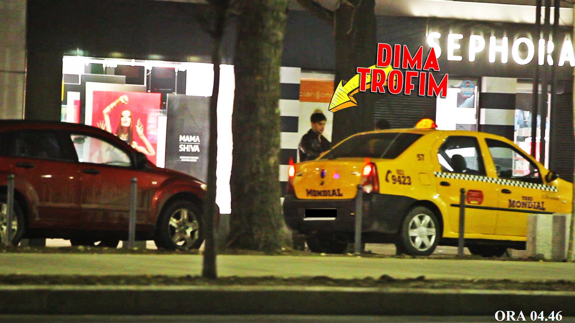 Dupa ce si-a scos banii, Dima a platit taxiul si a plecat spre casa pe jos