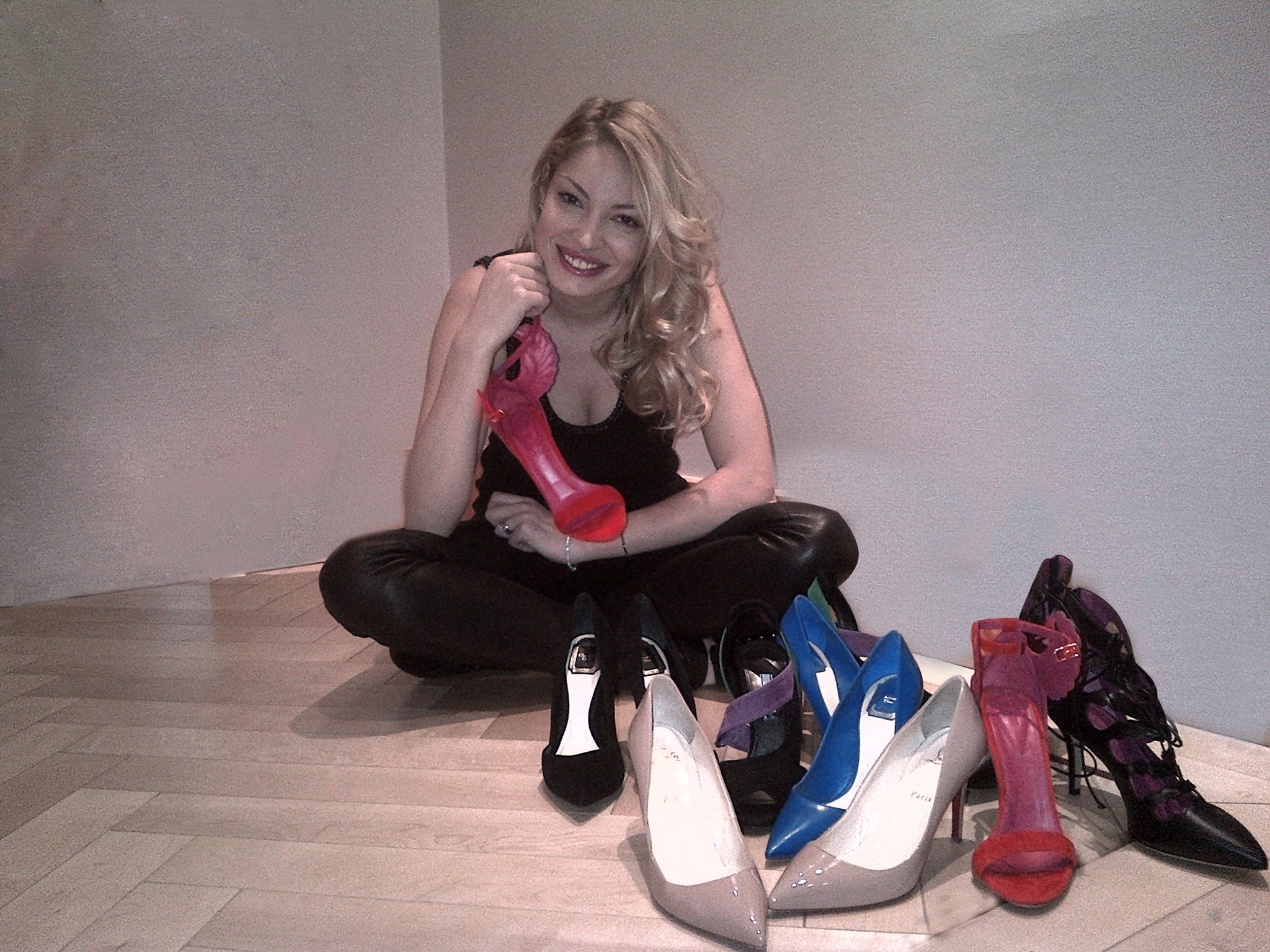 Valentina a mers pentru prima data pe tocuri, dupa doua luni