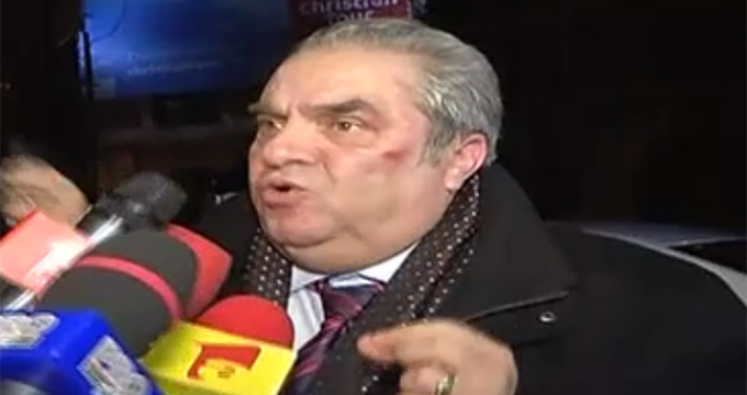 Aurel Padureanu a fost si el lovit