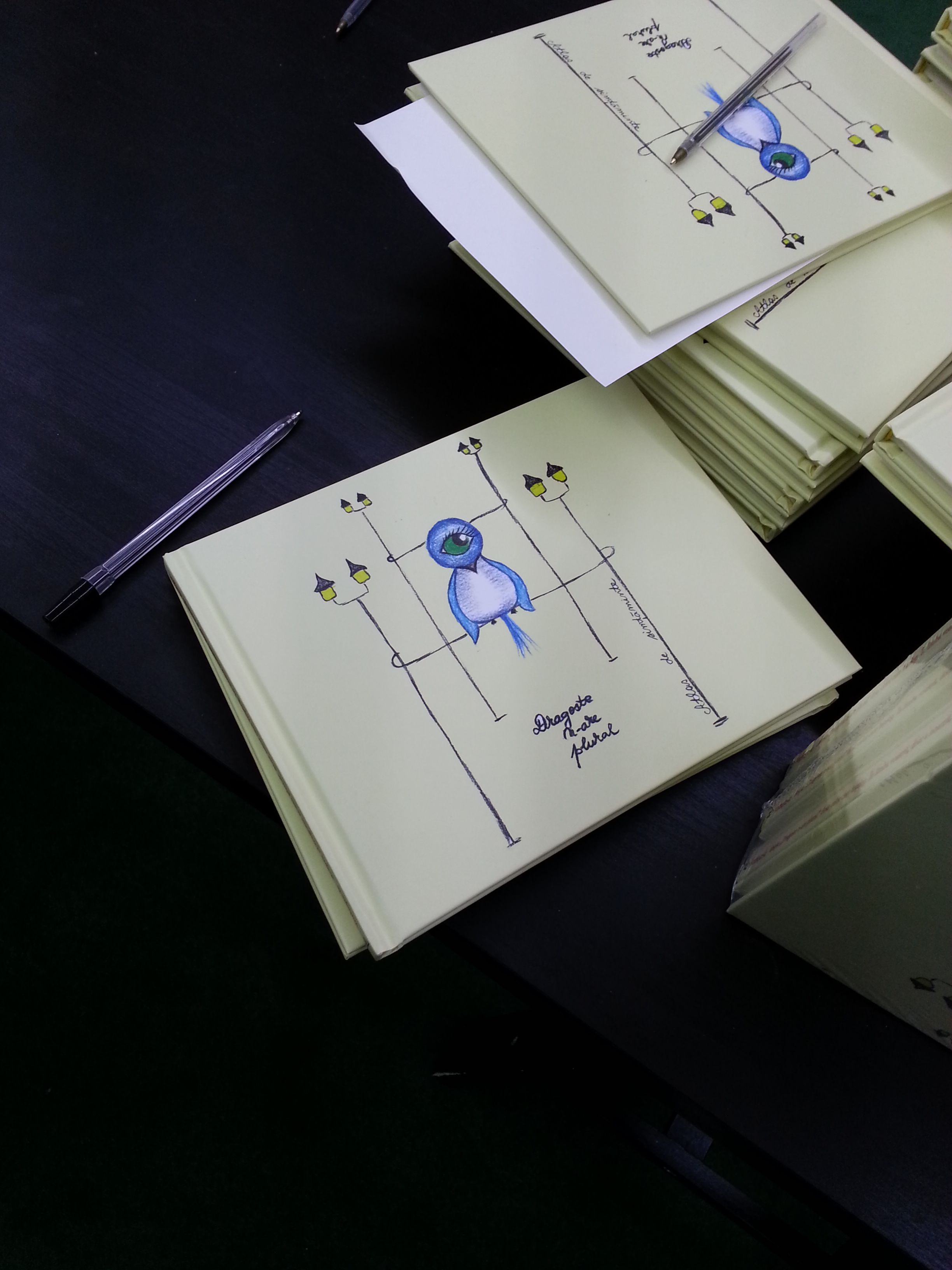 Vladimir este foarte mandru de primul sau volum cu poezii