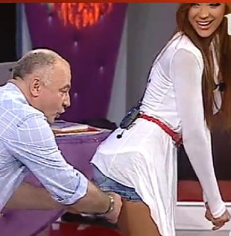 Bianca Dragusanu şi Stoian erau buni prieteni. Roşcata îi permitea multe lucruri colegului de platou