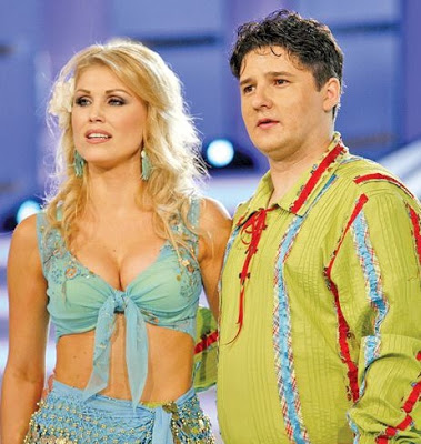 Cristina Rus alaturi de partenerul ei la Dansez pentru tine
