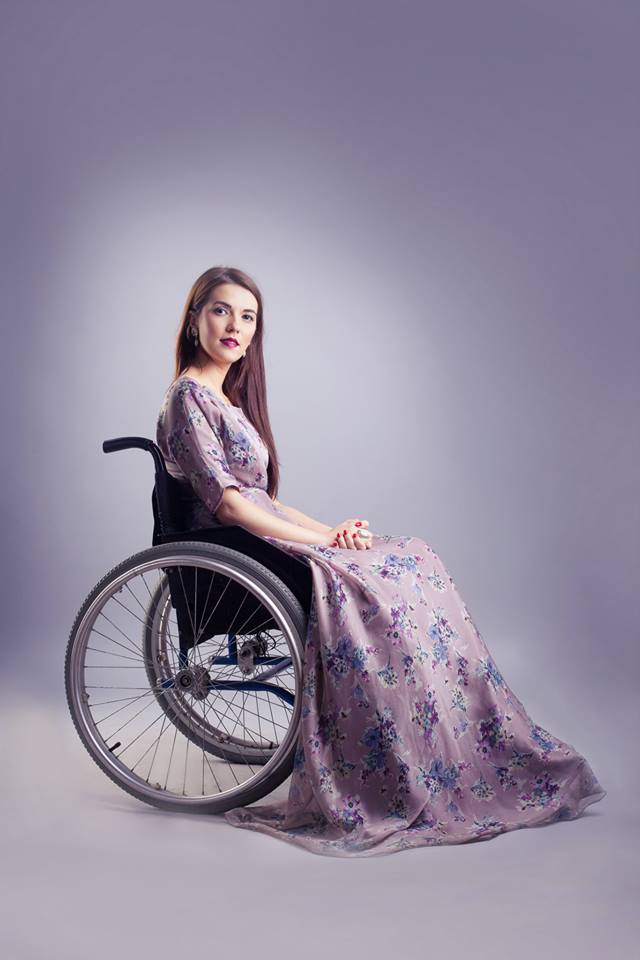 Magda vrea sa le dea incredere femeilor cu dizabilitati din Romania foto: Horia Stan