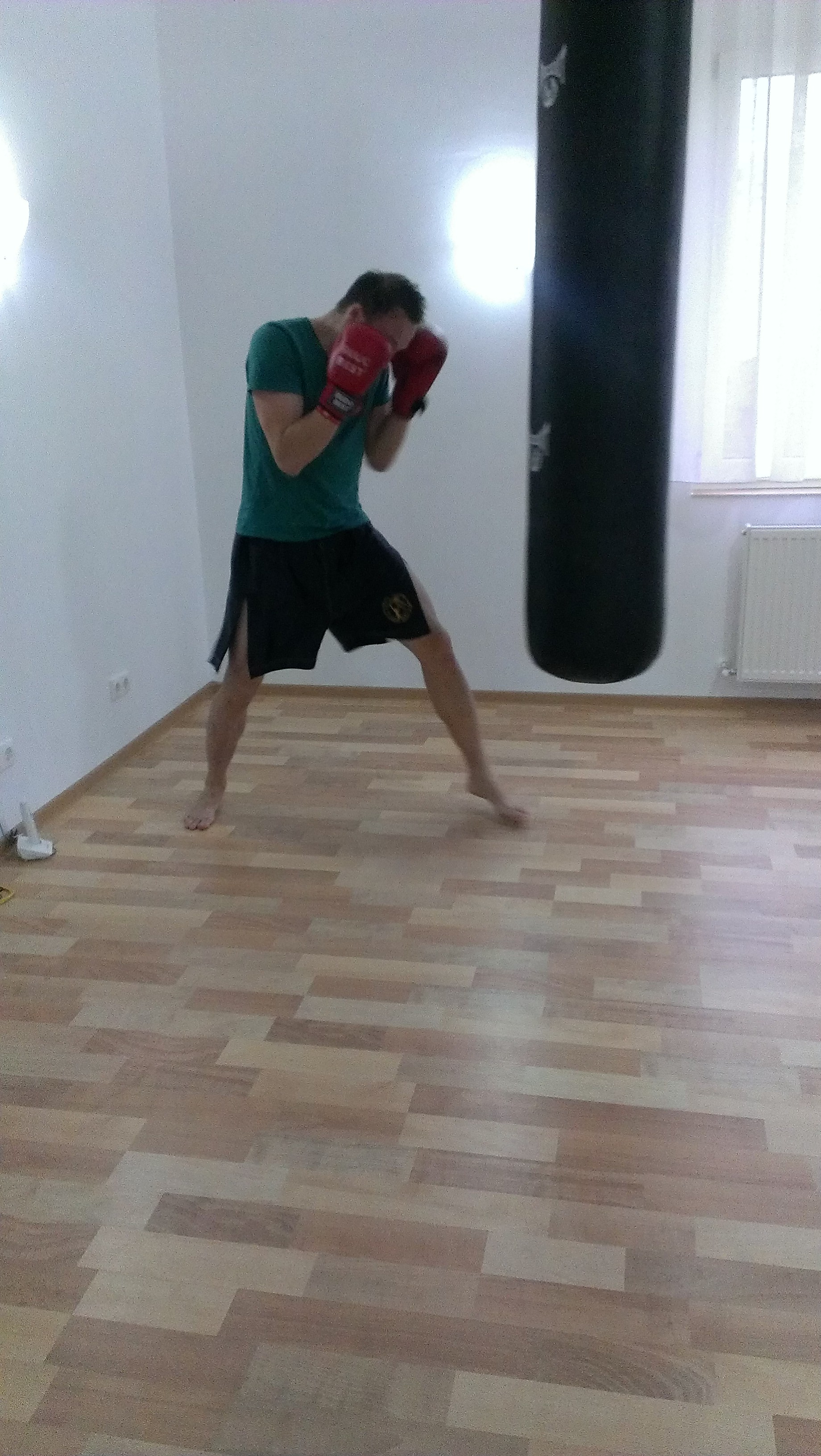 De o luna, Alex s-a intors din nou la antrenamente foto: arhiva personala