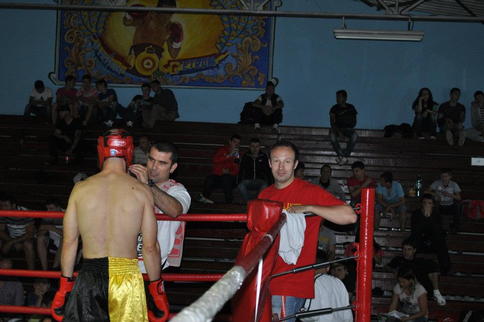 Alex, la unul dintre meciurile la care a participat foto: arhiva personala