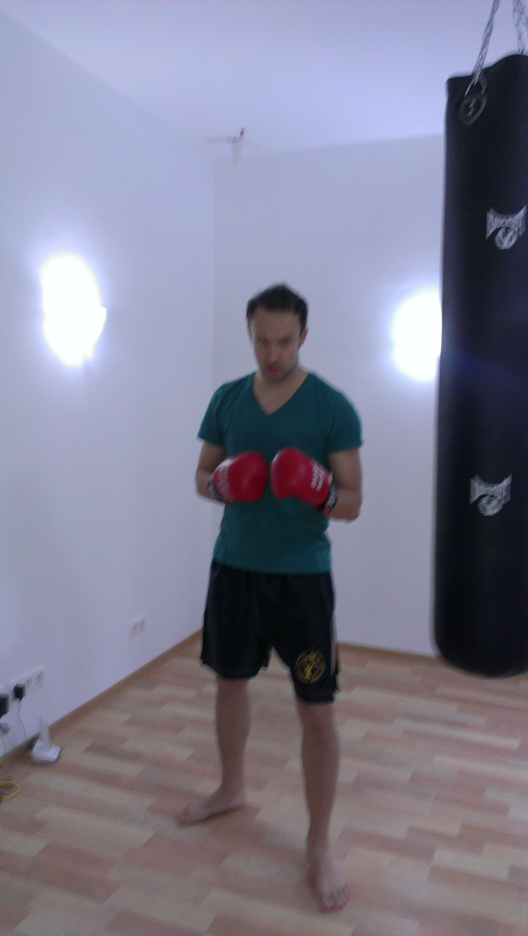 Alex se antreneaza din greu, cate o ora si jumatate foto: arhiva personala