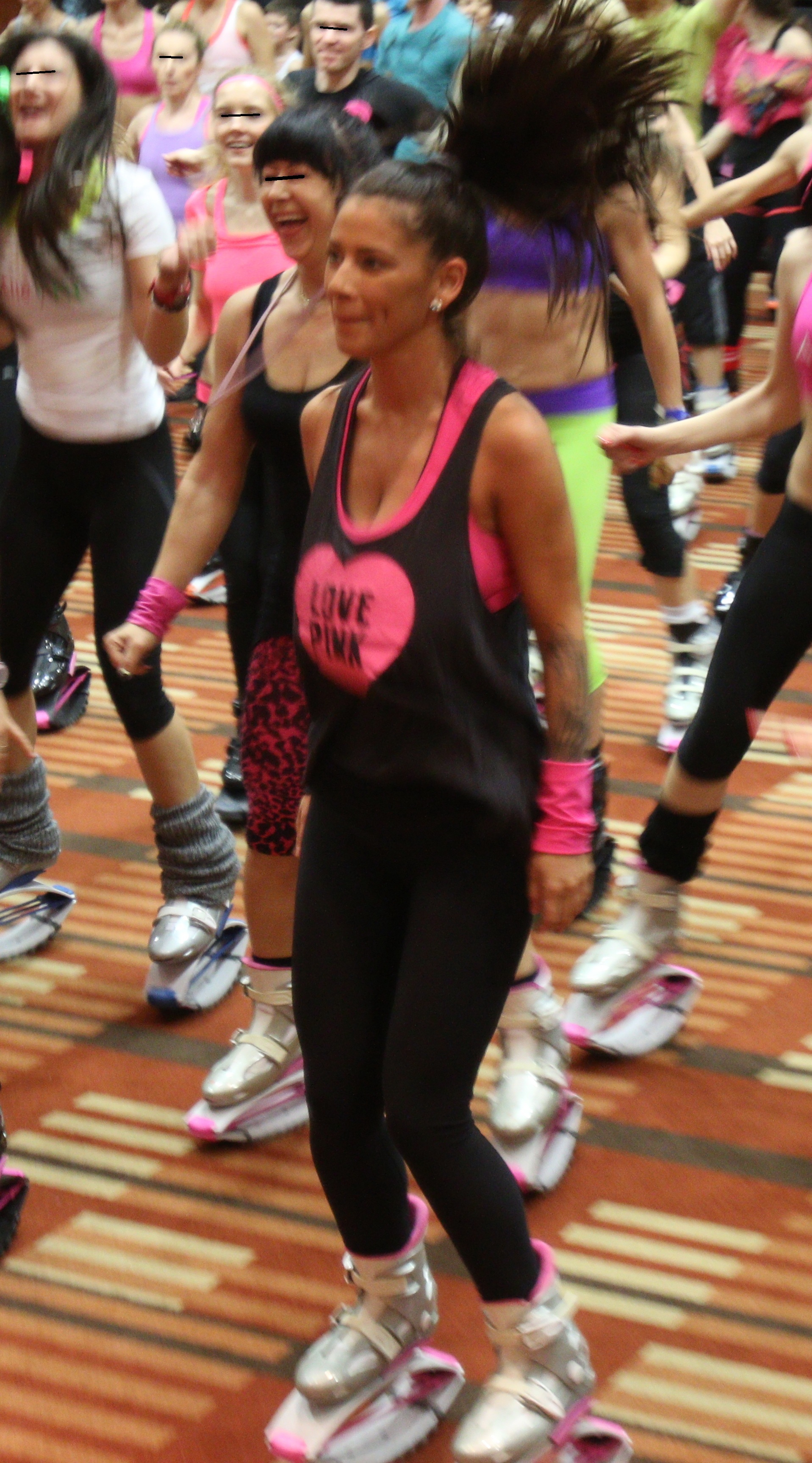 Roxana s-a descurcat foarte bine pe ghetele de Kangoo