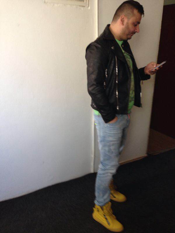 Liviu Guta a imbracat o tinuta cu care a reusit sa socheze pe toata lumea foto: arhiva personala