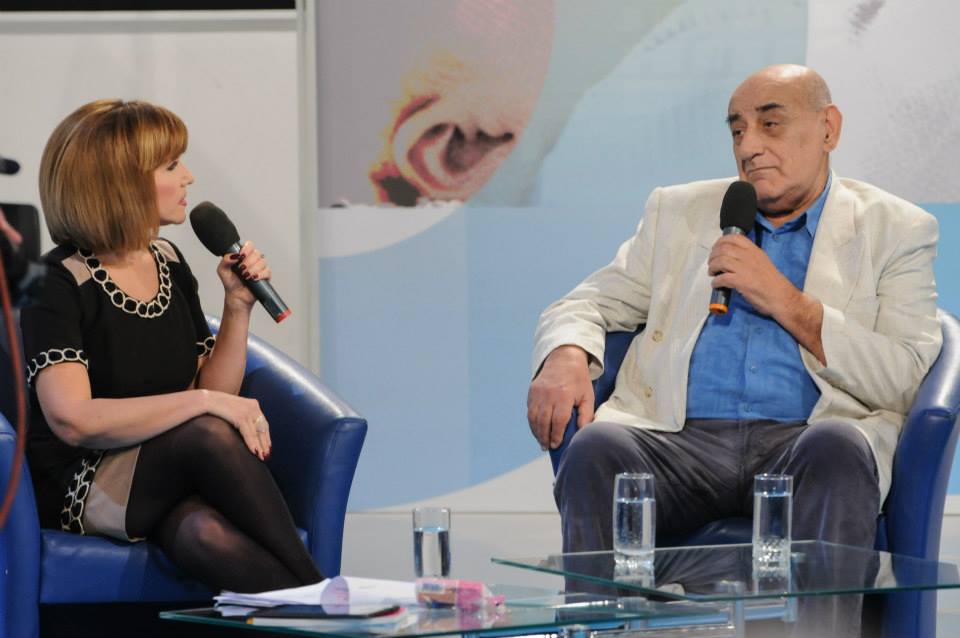 Marina Almasan l-a avut ca invitat pe Viorel Lis foto: arhiva personala