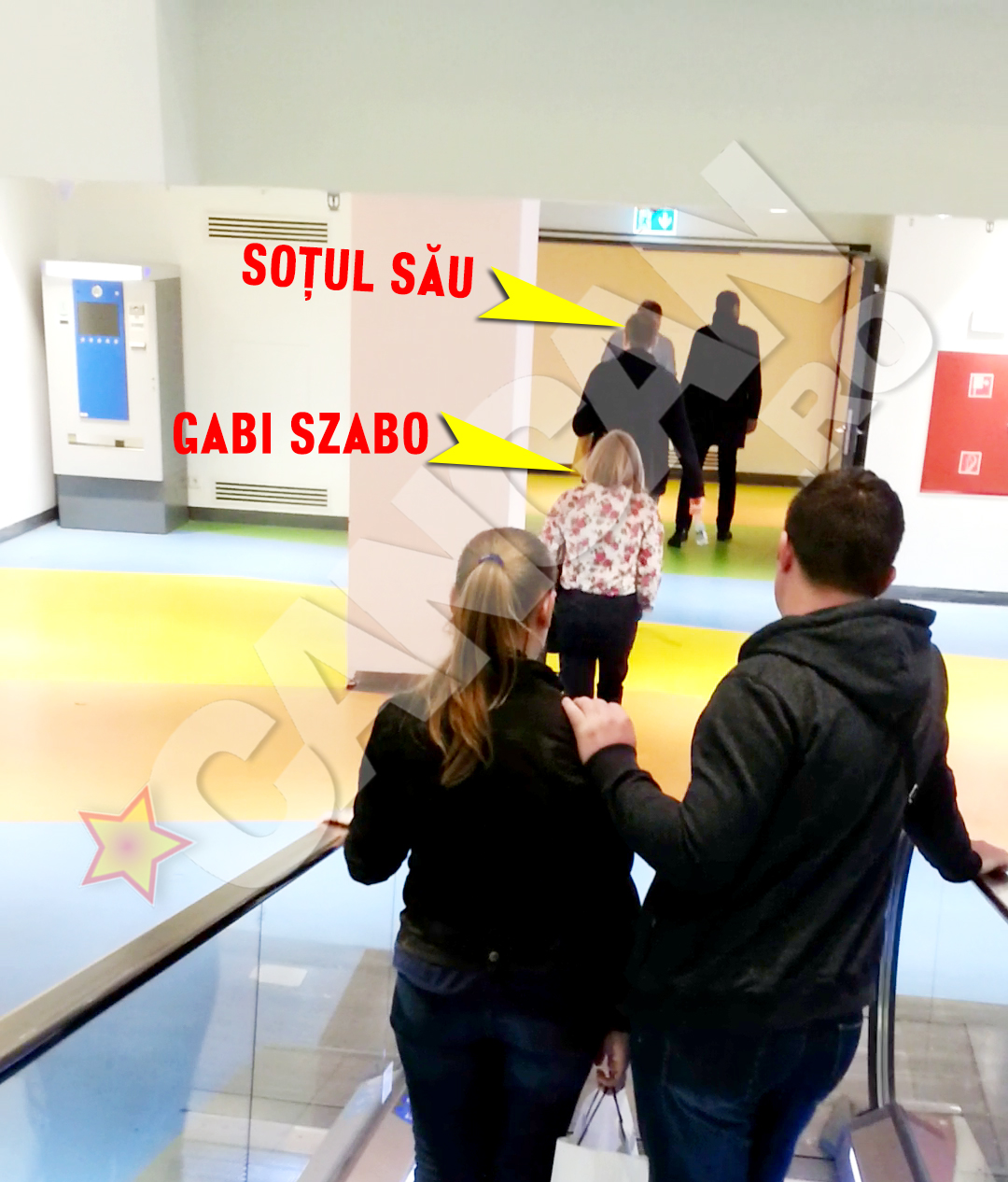 Gabi Szabo si sotul ei au fost distanti pe tot parcursul plimbarii