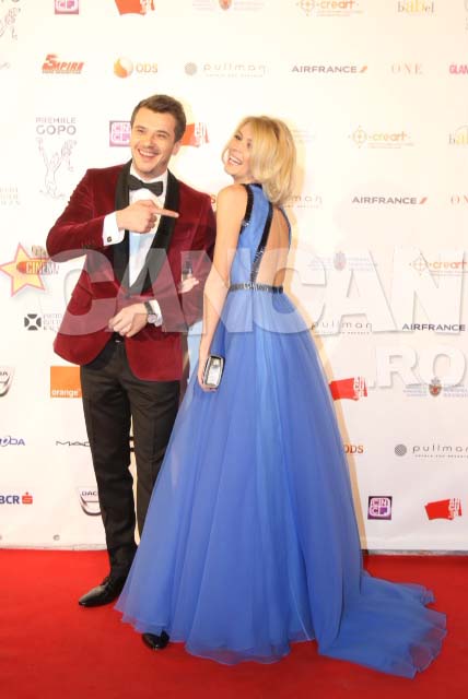 Diana Dumitrescu si Dan Cruceru la Premiile Gopo