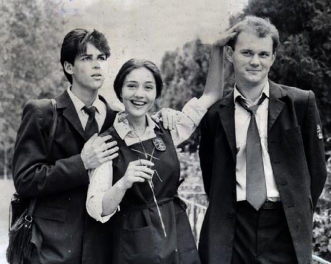 Mihai Constantin, pe vremea cand il interpreta pe Ionica, alaturi de Oana Sarbu si Stefan Banica jr