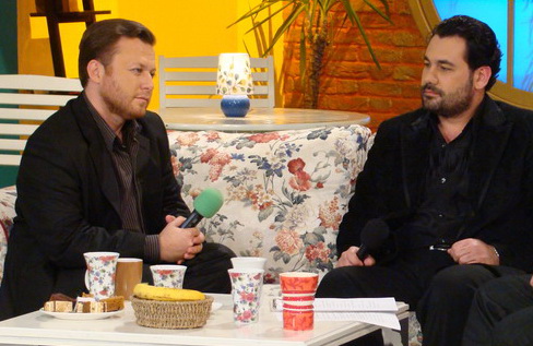 Dragos si Ionut Dolanescu, intr-una din rarele aparitii la tv impreuna